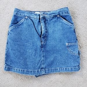 90's Vintage Chazzz Jean Mini Skort Size 5